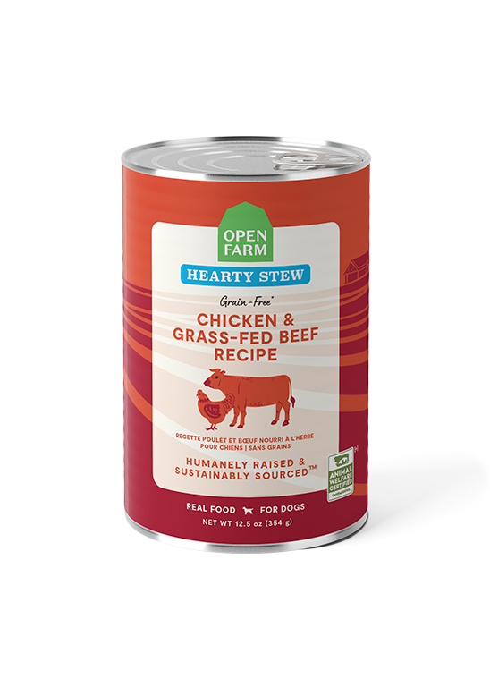 Chicken & Grass-Fed Beef Hearty Stew – Grain-Free Wet Dog Meal or Topper