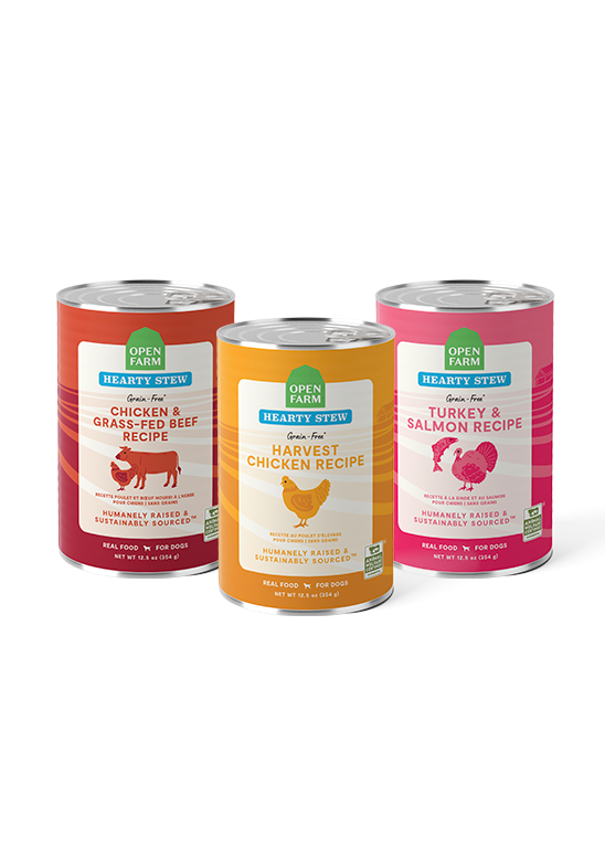 Heart Stew Wet Dog Food Variety Pack – Chicken, Turkey & Salmon Cans