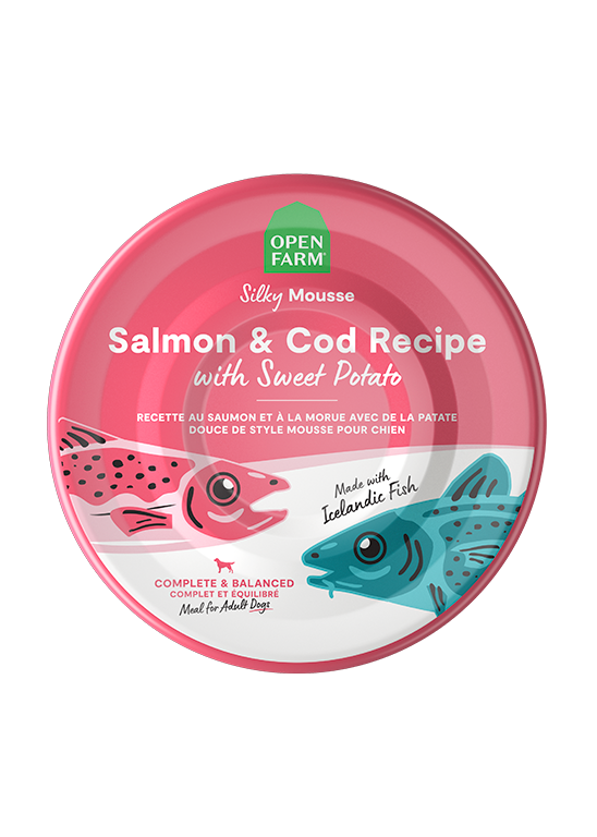 Icelandic Salmon & Cod Wet Dog Food – ASC MSC Certified Sweet Potato