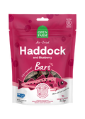 Air-Dried Haddock & Blueberry Dog Treat Bars - MSC Wild-Caught, 2 Ingredients