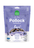 Air-Dried Pollock & Blueberry Dog Treat Bars – 2-Ingredient, Omega-3 Rich