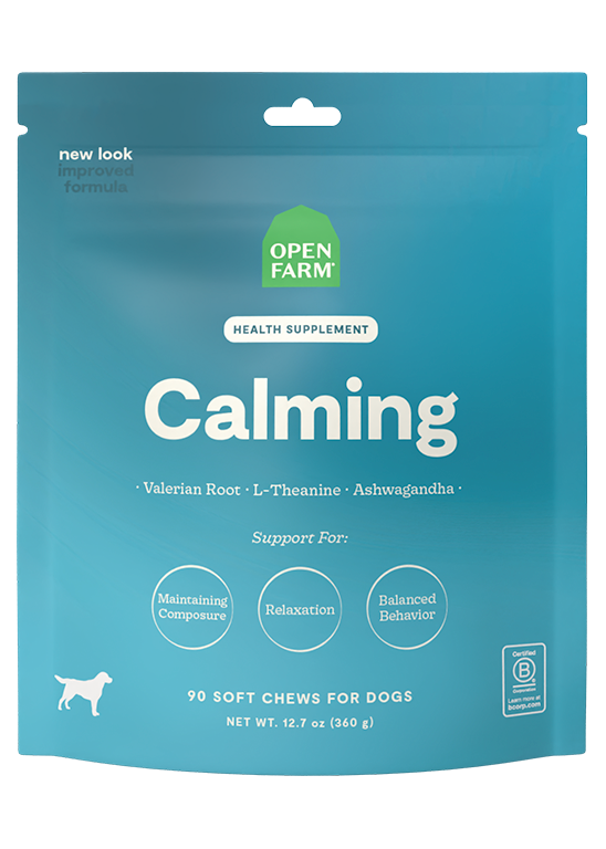 Calming Soft Chews for Dogs – Ashwagandha, Valerian & L-Theanine Relax Aid