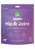 Hip & Joint Supplement Soft Chews for Dogs - MSM, Green-Lipped Mussel, HA