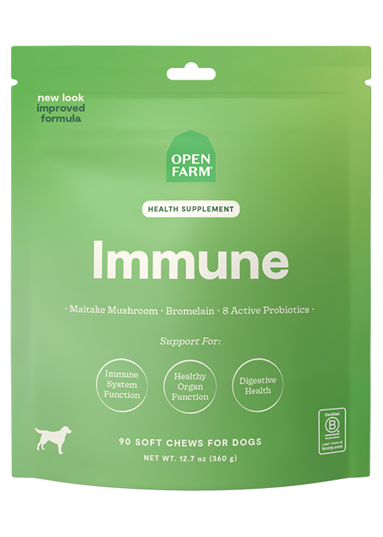 Immune Support Soft Dog Chews – Probiotics, Turmeric & Functional Mushrooms