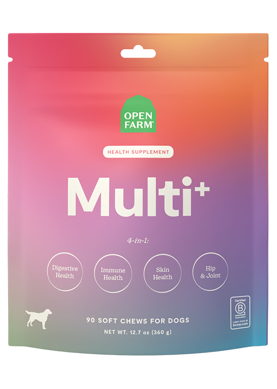 4-in-1 Daily Multivitamin Soft Chews for Dogs – Immune, Digestion, Skin & Joint