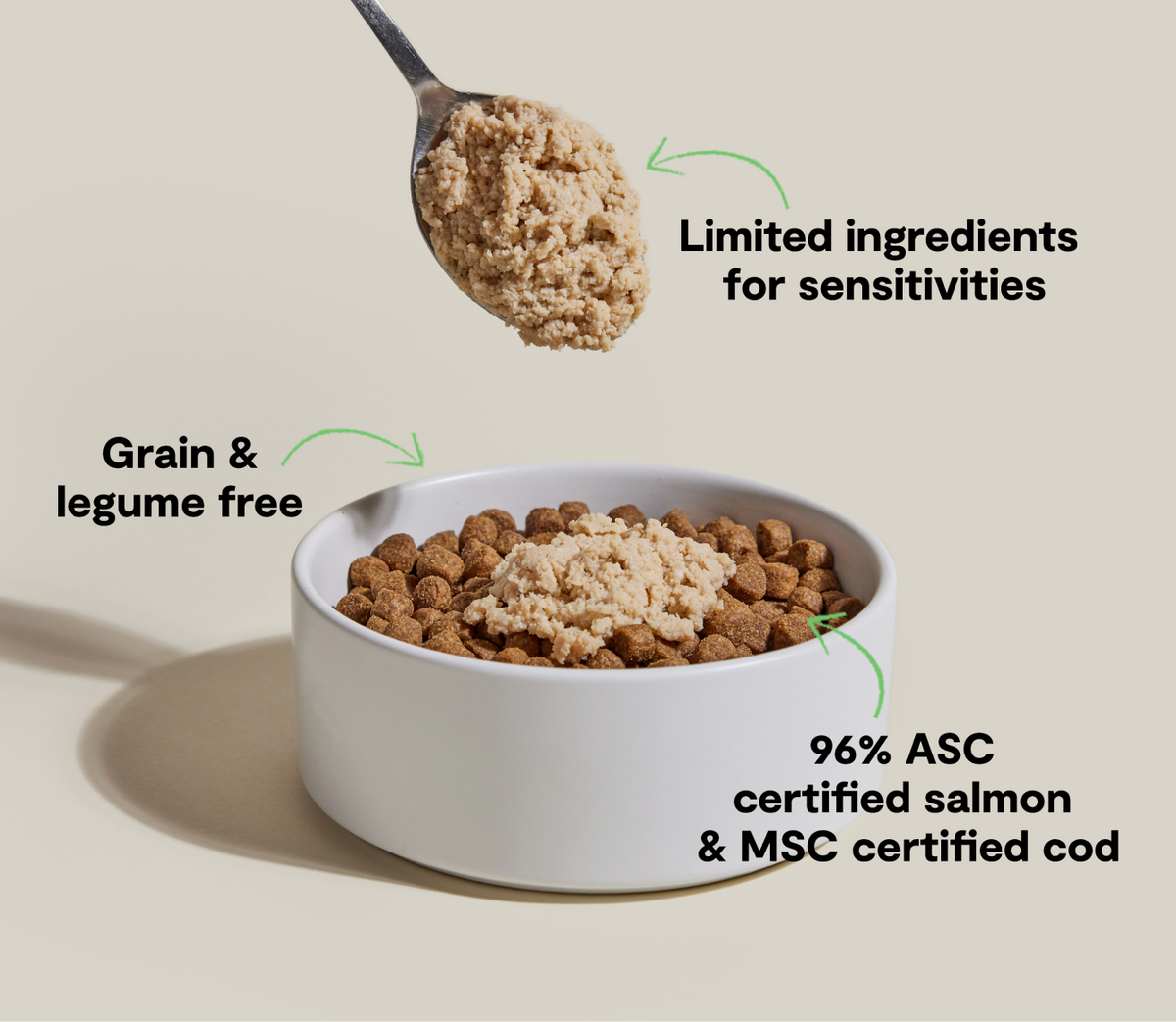 Icelandic Salmon & Cod Silky Mousse Dog Topper – 96% Fish Grain-Free