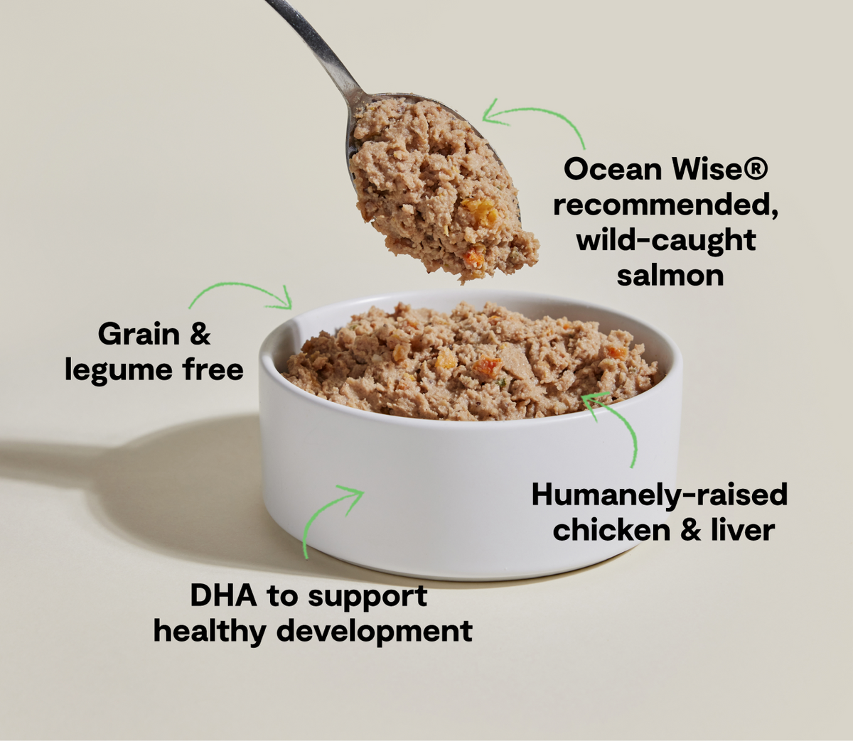Chicken & Salmon Puppy Pâté – Grain-Free Wet Dog Food with DHA