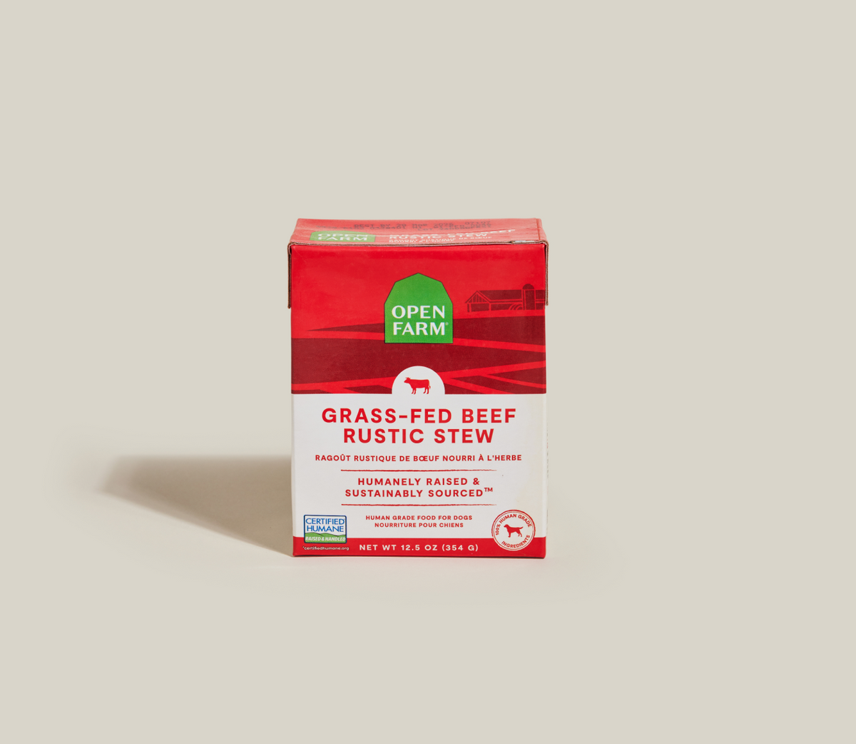 Grass-Fed Beef Wet Dog Food Stew - Human-Grade Grain-Free Kettle-Cooked
