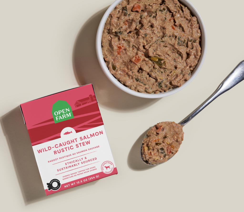 Wild-Caught Salmon Grain-Free Wet Dog Food Stew - Ocean Wise Meal Topper