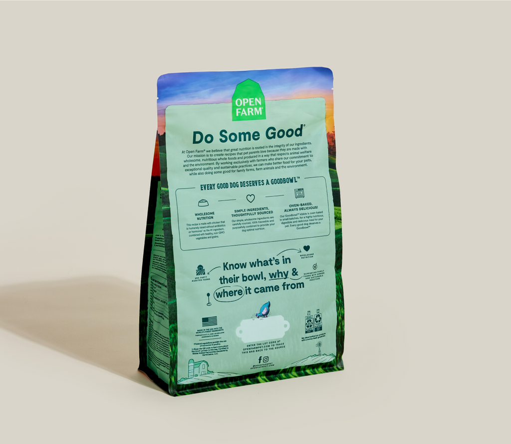 Oven-Baked Chicken & Brown Rice Dog Kibble - Complete Everyday Dry Food