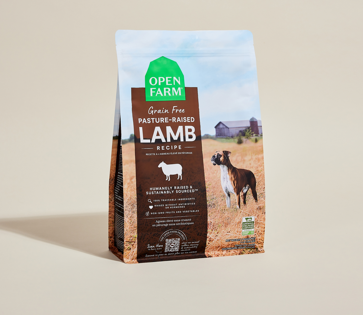 Pasture-Raised Lamb Dog Kibble – Grain-Free, Pumpkin & Coconut Oil
