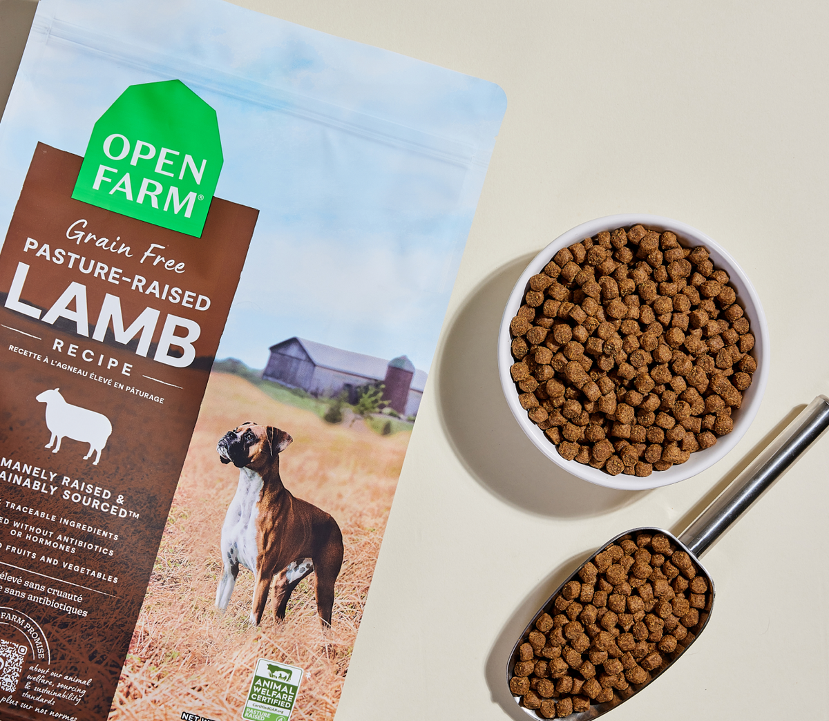 Pasture-Raised Lamb Dog Kibble – Grain-Free, Pumpkin & Coconut Oil