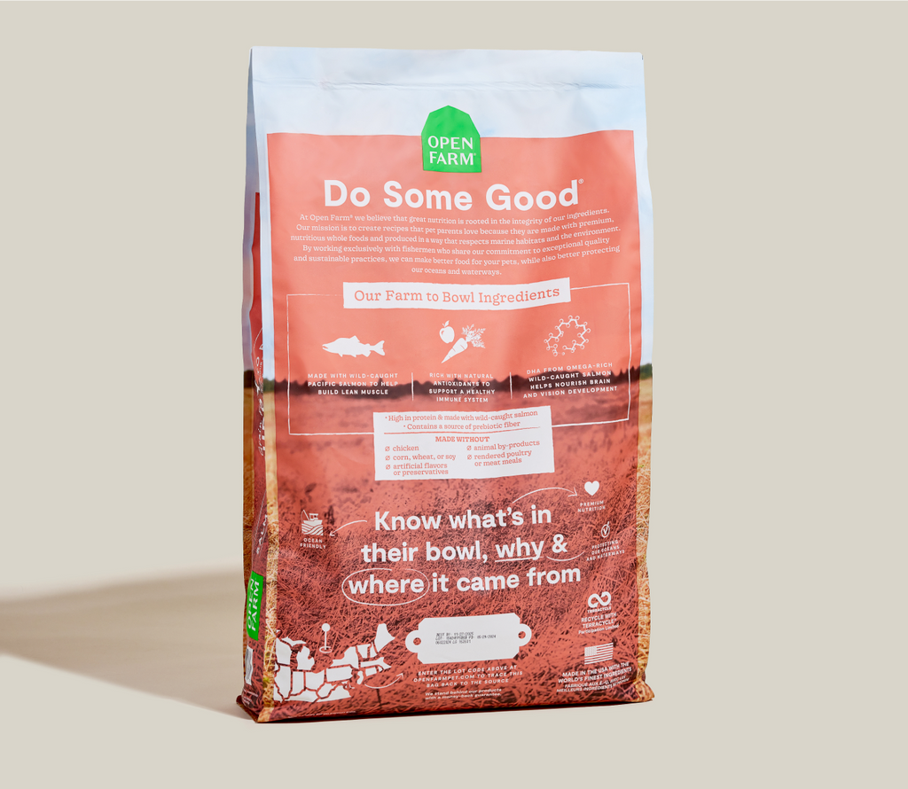 Grain-Free Wild-Caught Salmon Puppy Kibble - Sweet Potato & Pumpkin Recipe