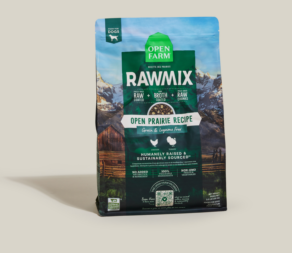 Grain-Free Chicken & Turkey Raw-Coated Dog Kibble – Open Prairie Recipe