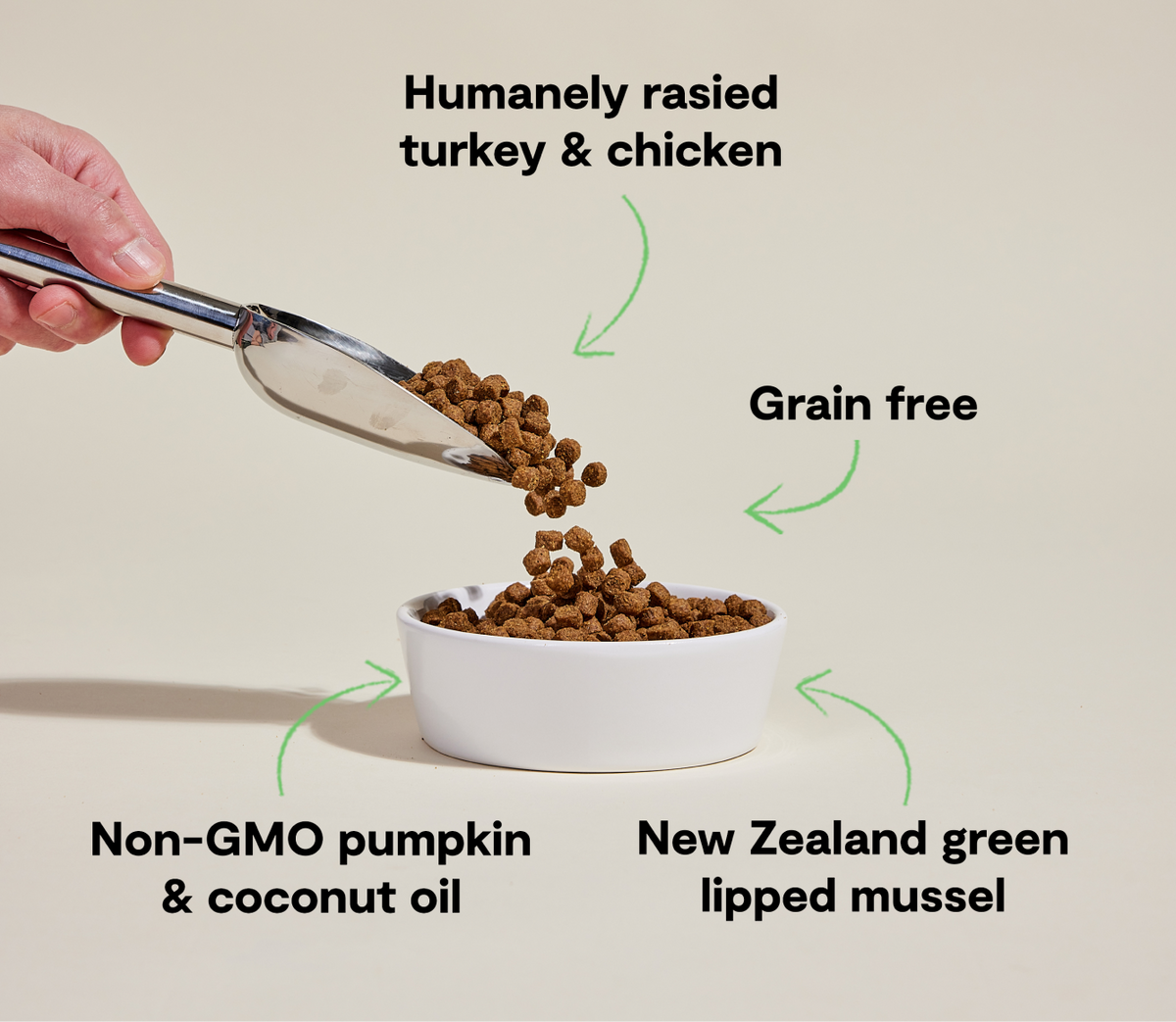 Grain-Free Senior Dog Kibble – Chicken, Turkey & Mussel Joint Support