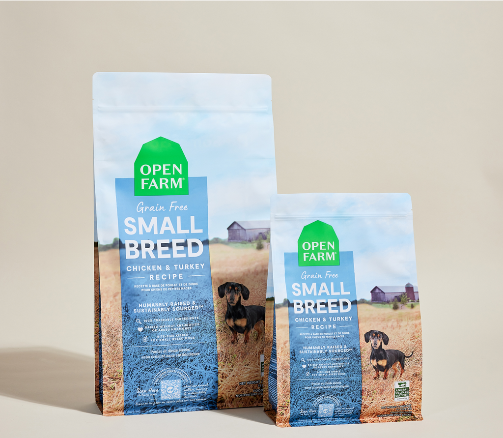 Small-Breed Grain-Free High-Protein Dog Kibble – Chicken & Turkey Bites