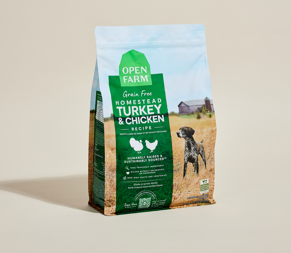 Turkey & Chicken Grain-Free Dry Dog Kibble – Complete Everyday Nutrition