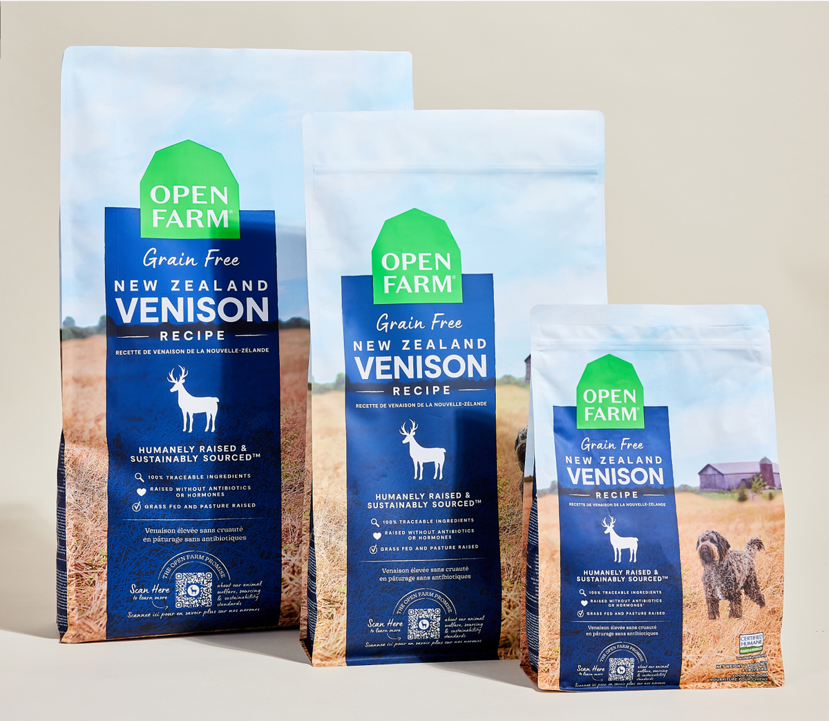 Novel-Protein Venison Dry Dog Kibble – Grain-Free New Zealand Recipe