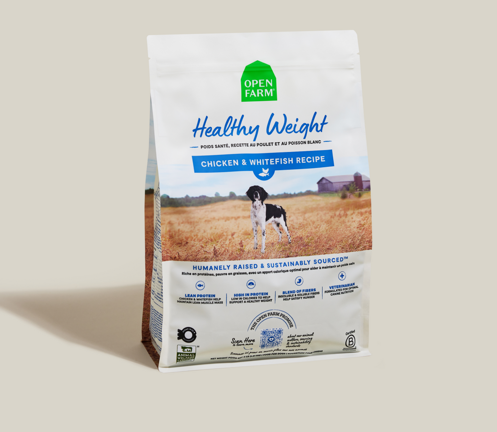 Vet-Formulated Chicken & Whitefish Dog Kibble – Healthy Weight, Low-Calorie