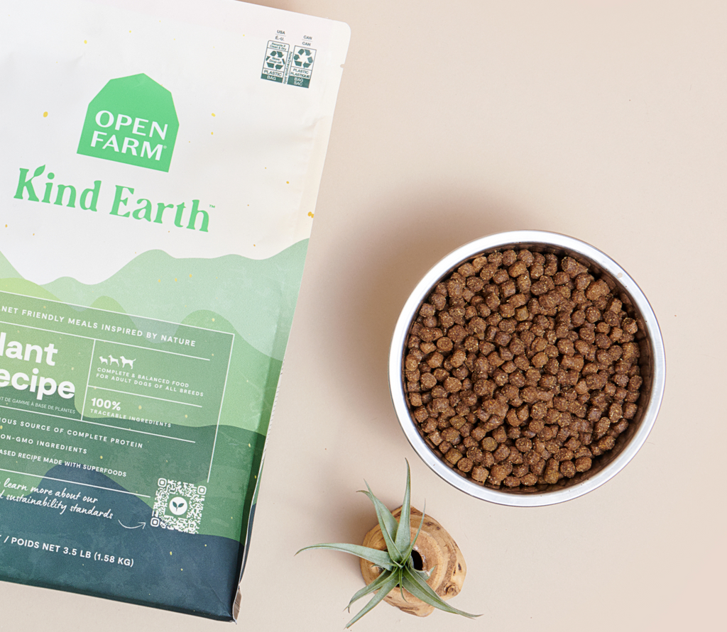 Plant-Based Ancient Grain Dog Kibble – Vegan, Non-GMO, Complete Nutrition