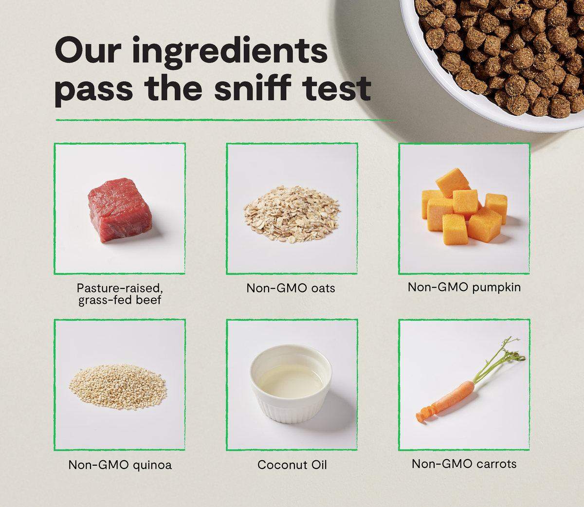 Certified Humane Grass-Fed Beef & Ancient Grains Dry Dog Kibble