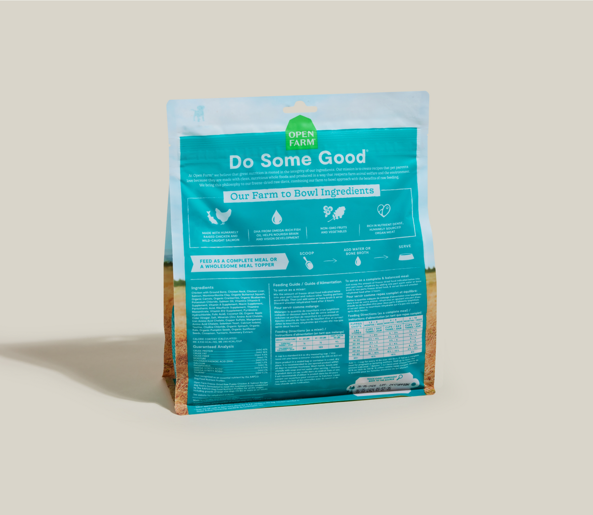 Freeze-Dried Raw Chicken & Salmon Puppy Morsels - 95% Meat, Organ & Bone