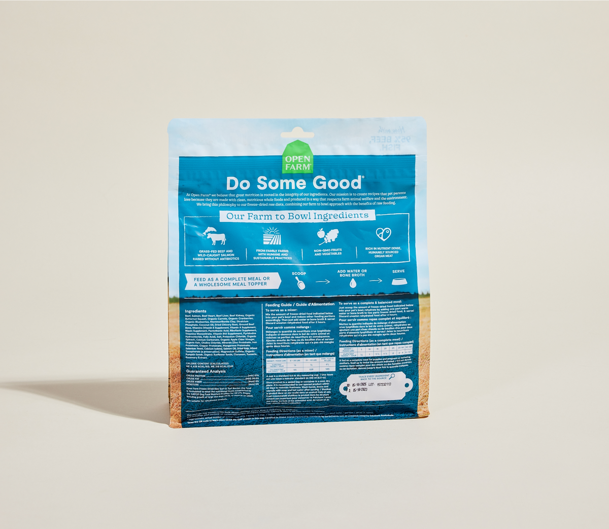 Surf & Turf Freeze-Dried Raw Morsels – Salmon & Beef Grain-Free Dog Food