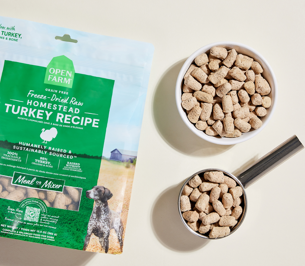 Freeze-Dried Raw Turkey Morsels for Dogs – 95% Turkey Organ & Bone