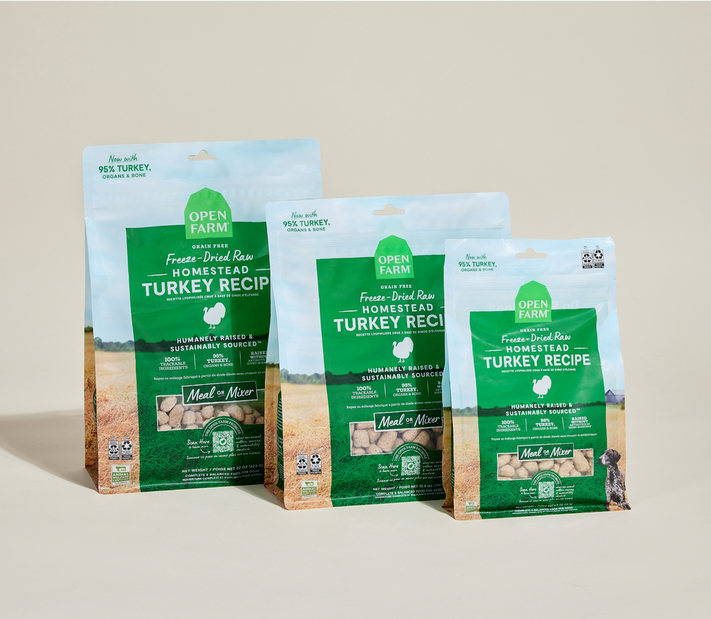 Freeze-Dried Raw Turkey Morsels for Dogs – 95% Turkey Organ & Bone