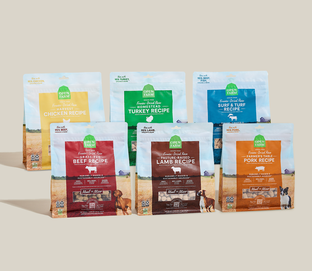 Freeze-Dried Raw Dog Food Variety Pack – Six Proteins for Rotational Feeding