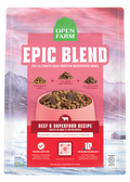 Beef & Superfood Epic Blend Dog Kibble – Probiotic-Coated Air-Dried Bits