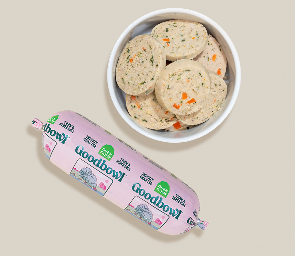 Slice-and-Serve Turkey & Ocean Wise Salmon Frozen Fresh Dog Food Roll