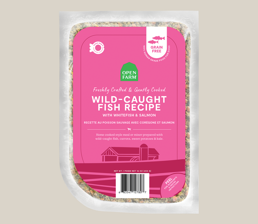Wild-Caught Fish Gently Cooked Frozen Dog Food – Ocean Wise Human-Grade