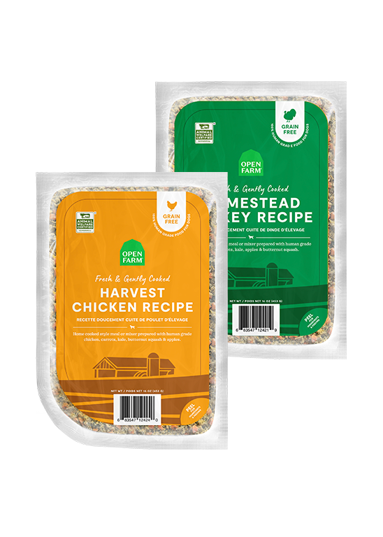 Grain-Free Chicken & Turkey Gently Cooked Frozen Dog Food Variety Pack