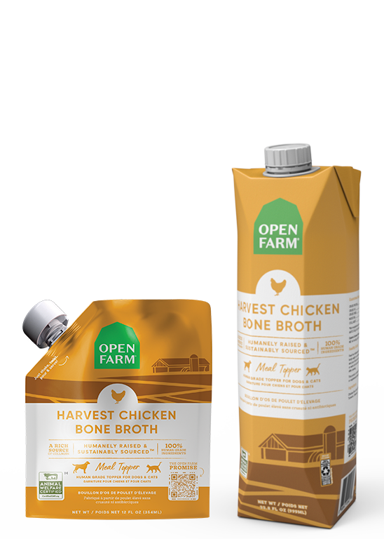 Chicken Bone Broth Food Topper for Cats - Collagen-Rich Hydration Boost