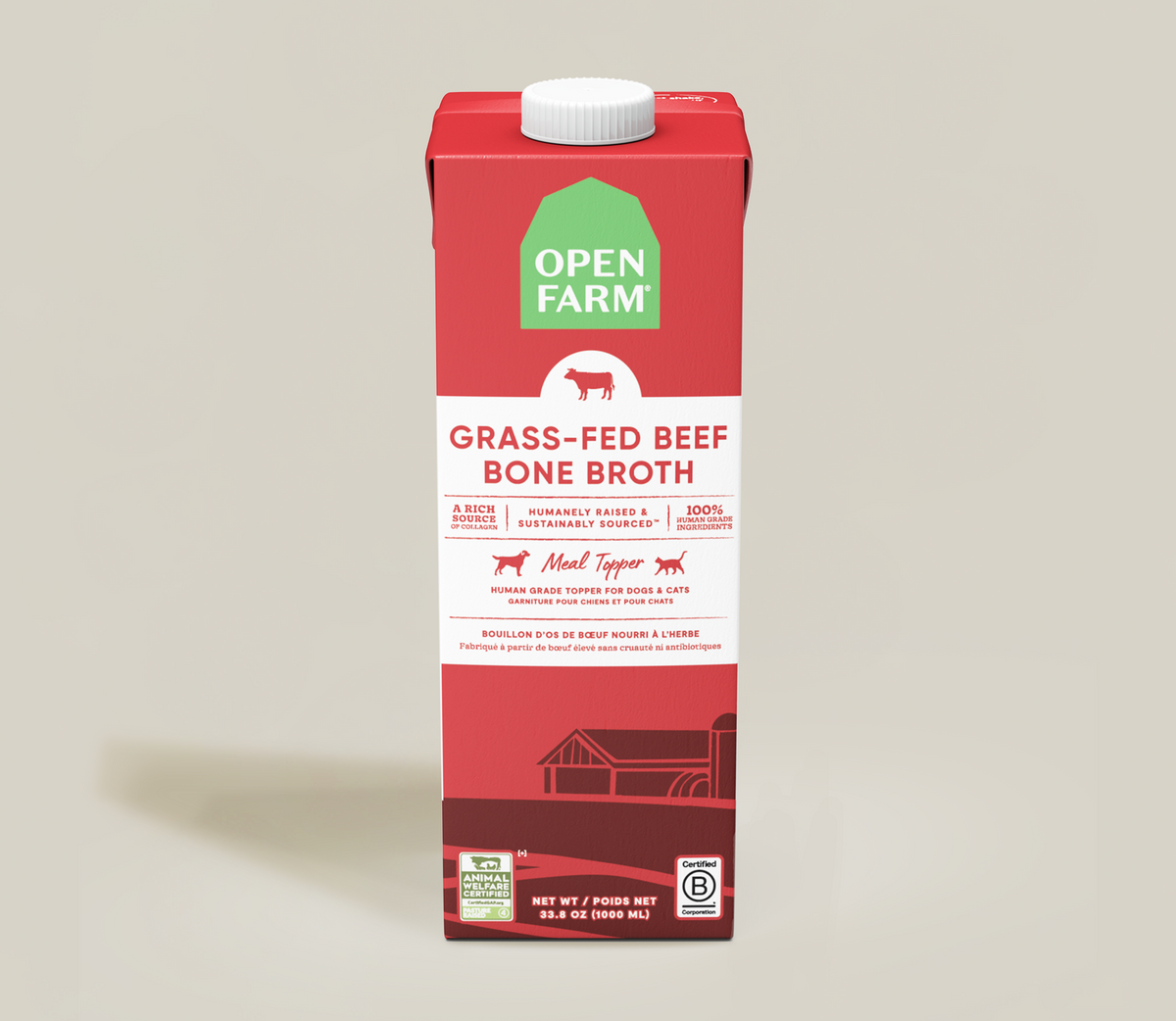 Collagen-Rich Beef Bone Broth Topper for Cats – Pumpkin & Turmeric
