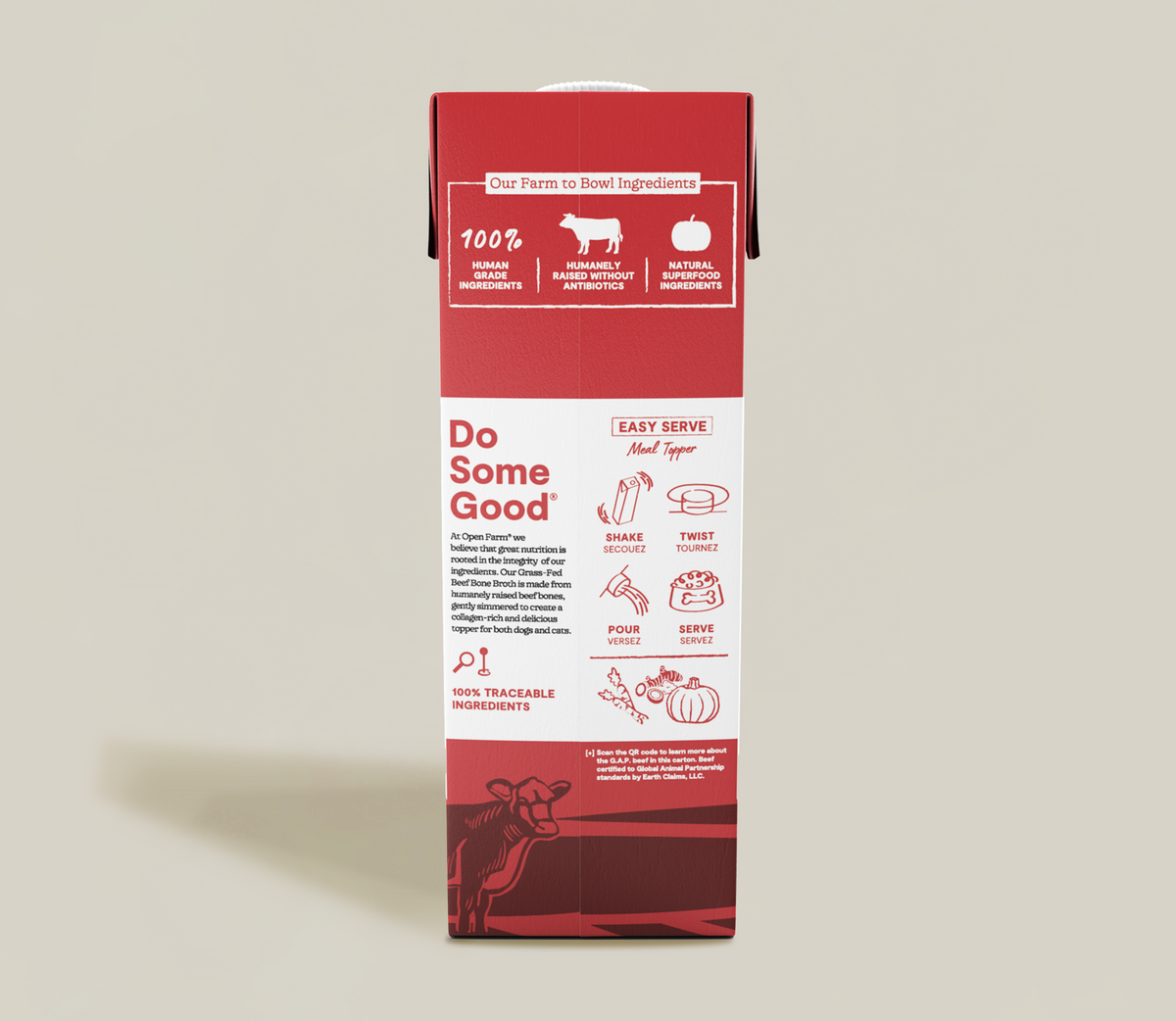 Collagen-Rich Beef Bone Broth Topper for Cats – Pumpkin & Turmeric