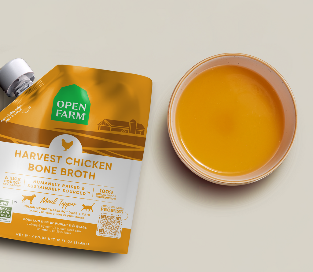 Chicken Bone Broth Food Topper for Cats - Collagen-Rich Hydration Boost