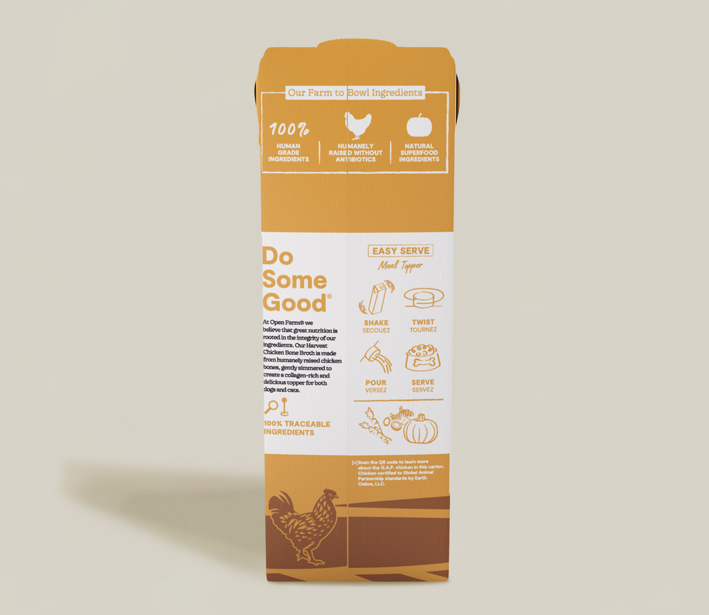 Chicken Bone Broth Food Topper for Cats - Collagen-Rich Hydration Boost