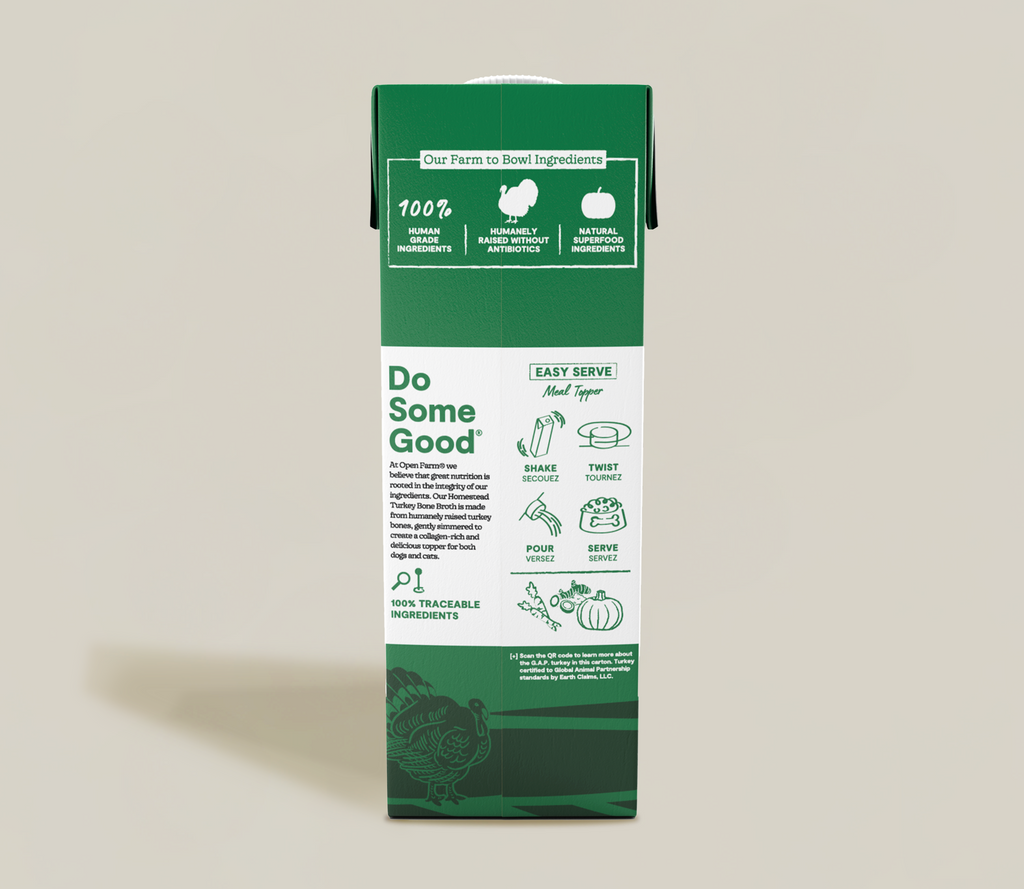 Turkey Bone Broth Food Topper for Cats - Collagen-Rich Hydration Boost
