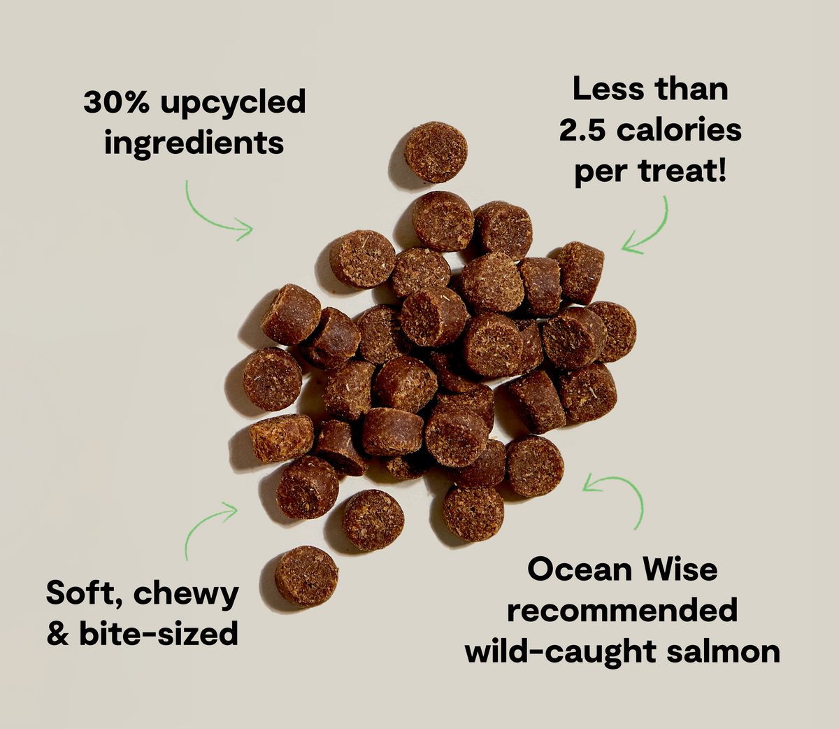 Wild-Caught Salmon Soft Dog Treats – Ocean Wise Endorsed, Upcycled Bites