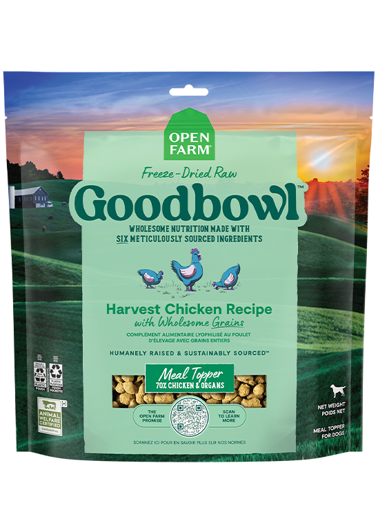 70% Chicken Freeze-Dried Raw Dog Food Topper – 6-Ingredient Morsels