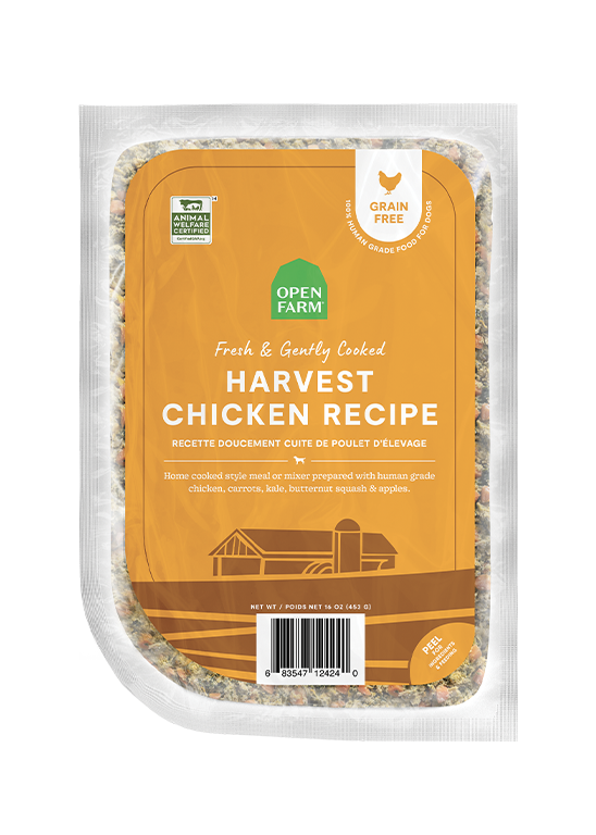 Grain-Free Harvest Chicken Gently Cooked Frozen Dog Food – Human-Grade