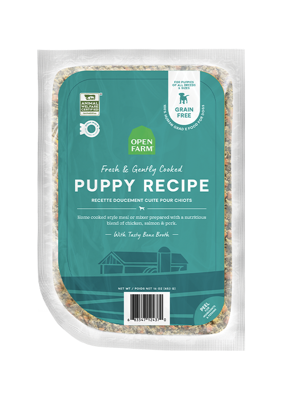 Grain-Free Freshly Crafted Puppy Food – Human-Grade Gently Cooked Recipe