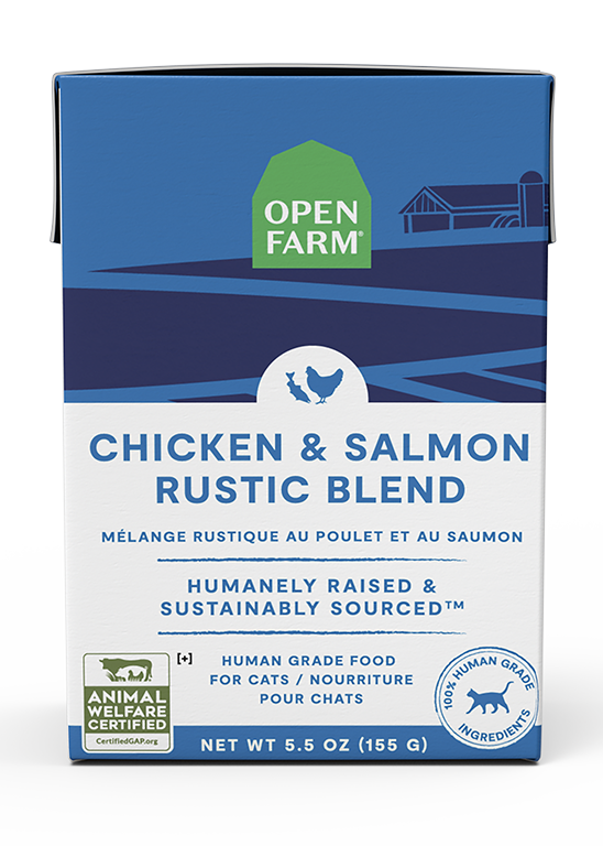 Chicken & Salmon Kettle-Cooked Rustic Blend – Wet Cat Food, Complete