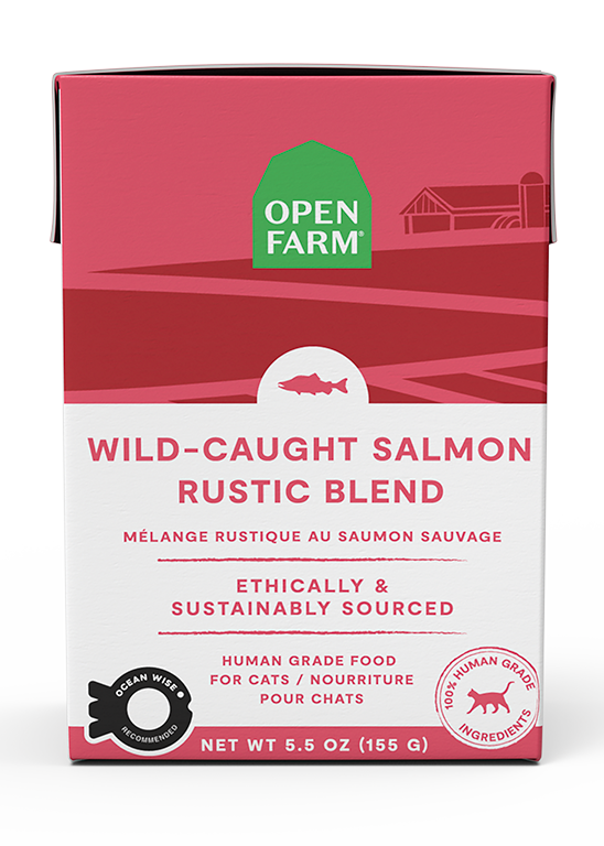 Wild-Caught Salmon Kettle-Cooked Rustic Blend – Wet Cat Food, Complete