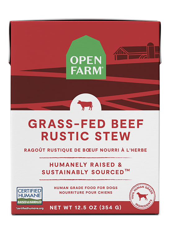 Grass-Fed Beef Wet Dog Food Stew - Human-Grade Grain-Free Kettle-Cooked