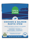 Human-Grade Chicken & Salmon Wet Dog Stew – Grain-Free Rustic Recipe