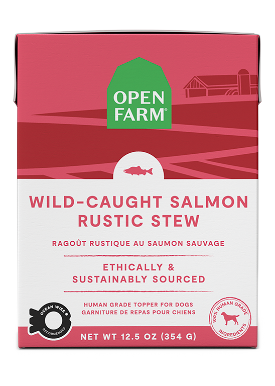 Wild-Caught Salmon Grain-Free Wet Dog Food Stew - Ocean Wise Meal Topper