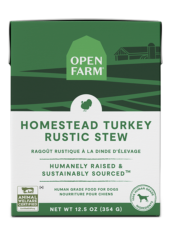 Homestead Turkey Rustic Stew – Grain-Free Wet Dog Food, Complete Meal